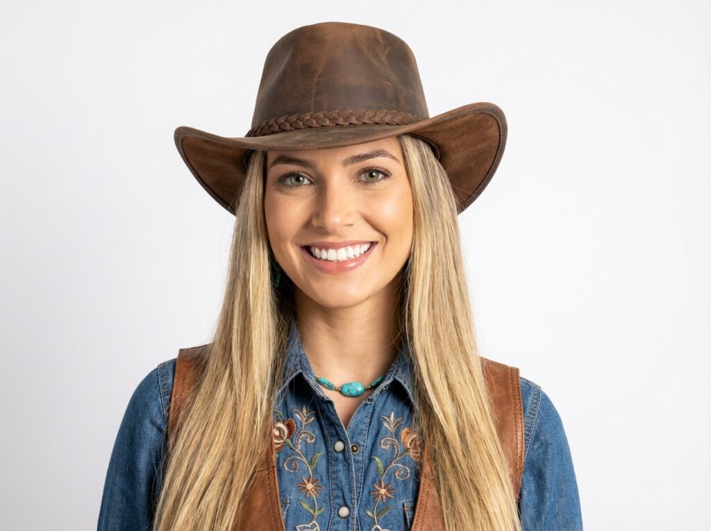 Chapéu Country Australiano Feminino