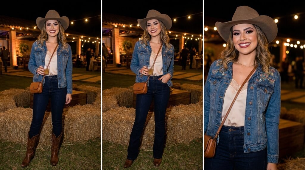 tendência chapéu country feminino