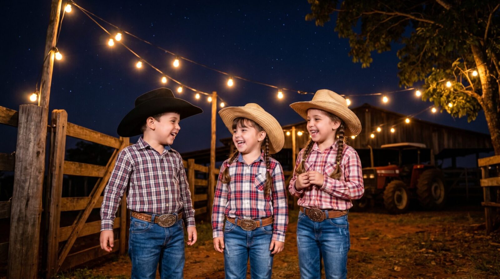 Look Country Infantil: os Melhores Conjuntos para Rodeio e Festa Junina